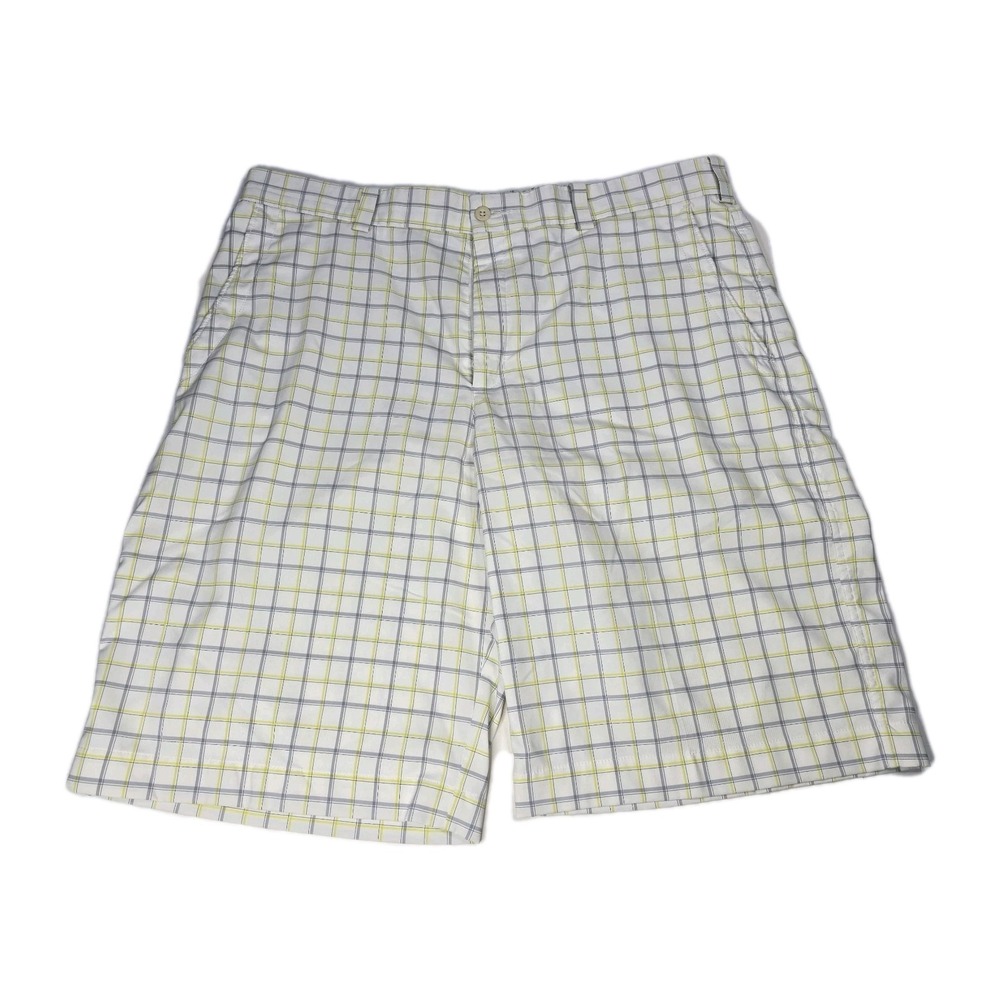 Nike Golf Tour Performance Shorts Mens 38 Plaid‎ Dri-Fit Outdoor Sports